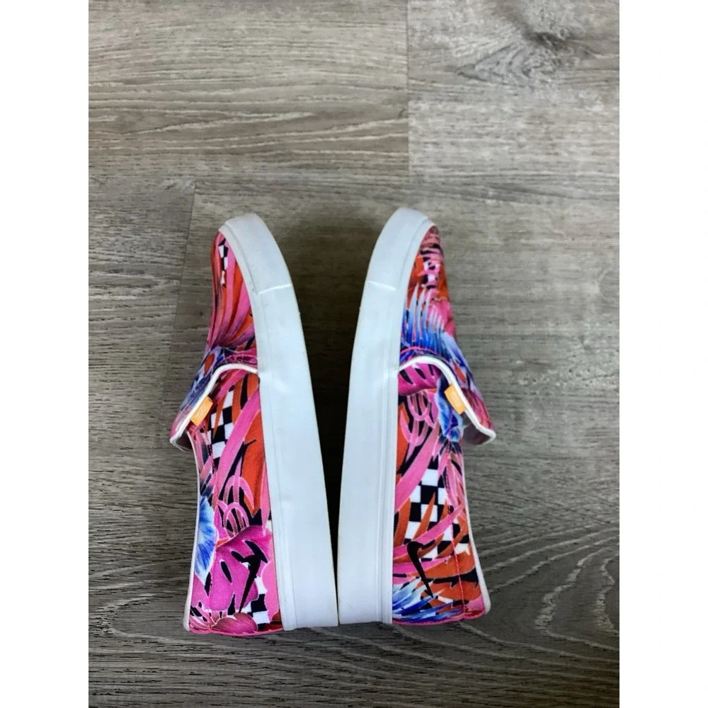 Nike Women's Court Royale Leser Floral Print Slip On Shoes CD7003-600 Size 7